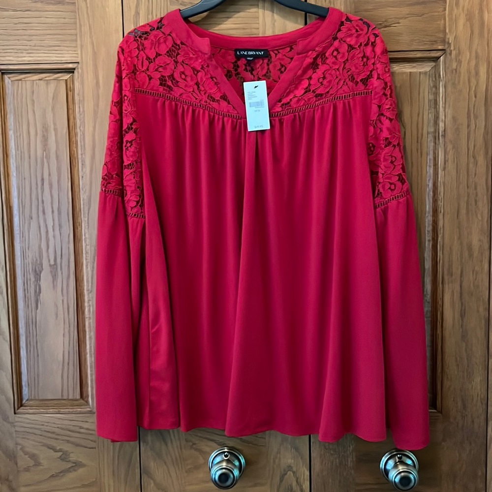 Beautiful Lane Bryant fall shirt
